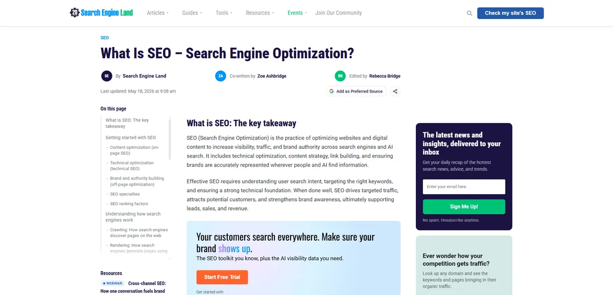 Blog article: What is SEO?