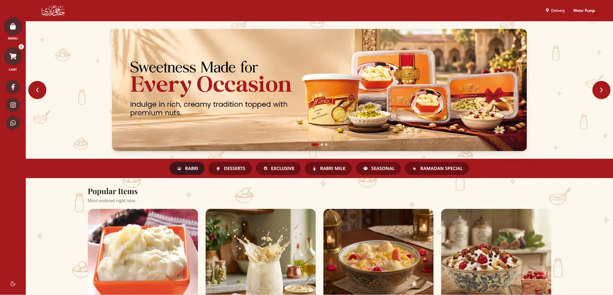 Haji Mizaj Rabri website