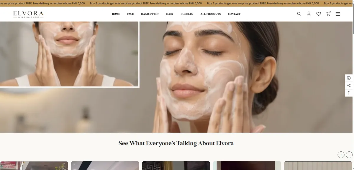 Elvora online store