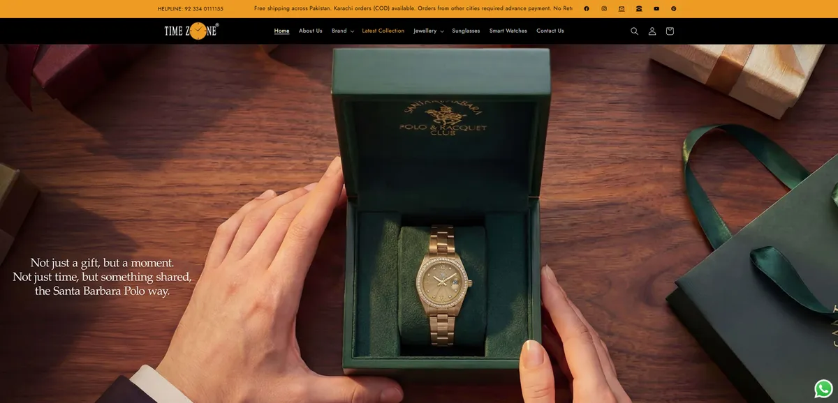 Time Zone watches online store