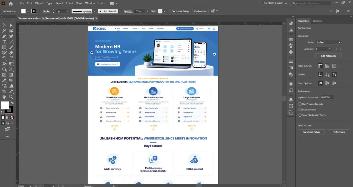 Decibel marketing graphics
