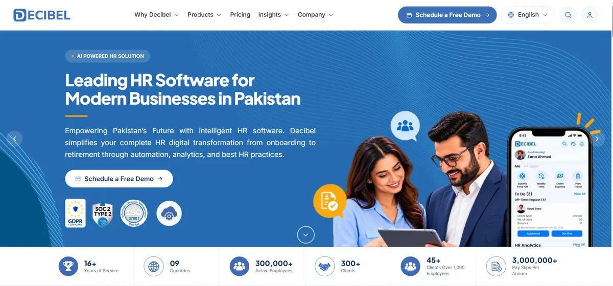 Decibel 360 cloud HR platform