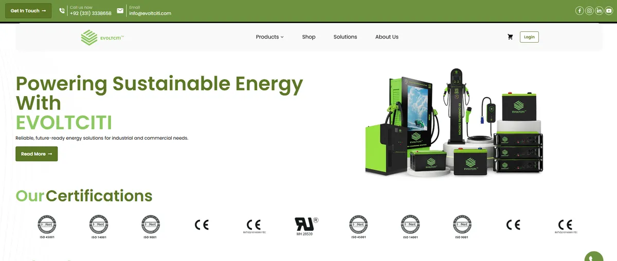 Evoltciti energy platform
